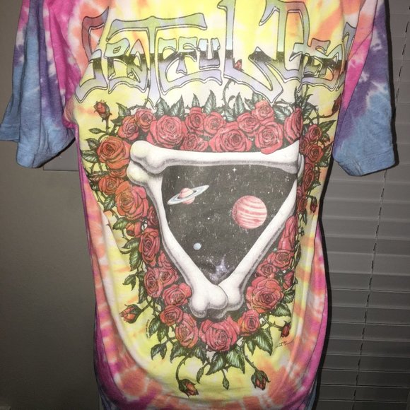Grateful Dead Space Your Face Signed 2000 Vintage T Shirt - Faded Large  Box Lb2 - Picture 7 of 9